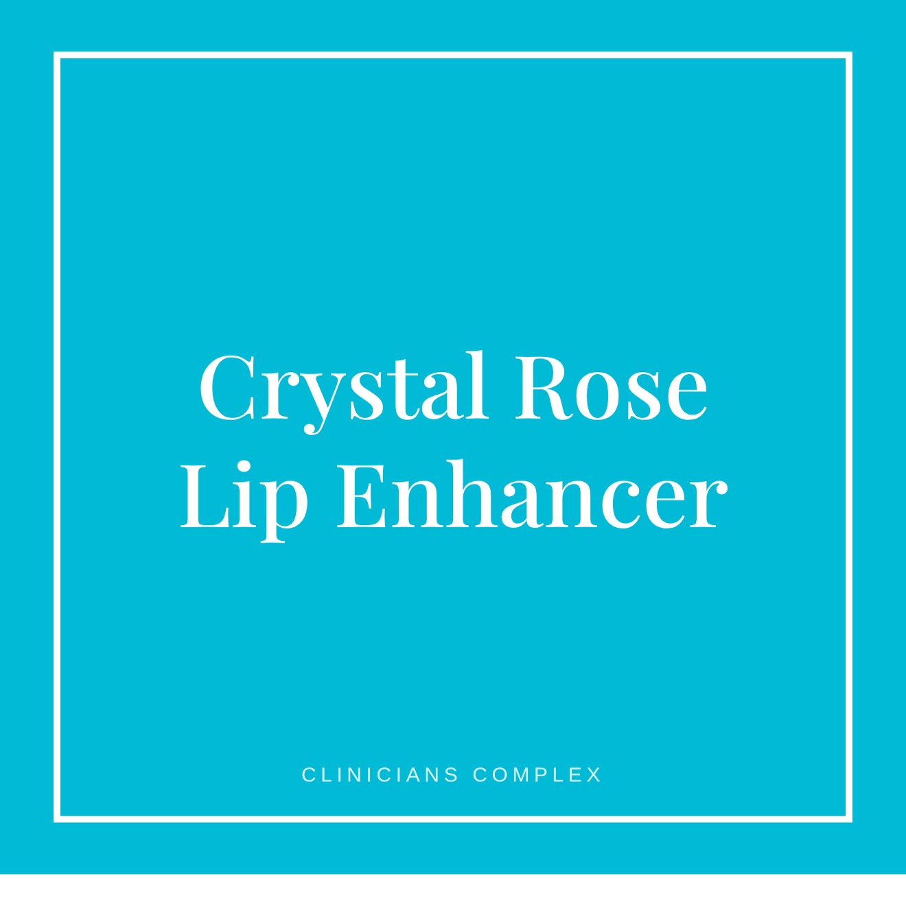 Clinicians Complex Crystal Rose Lip Enhancer