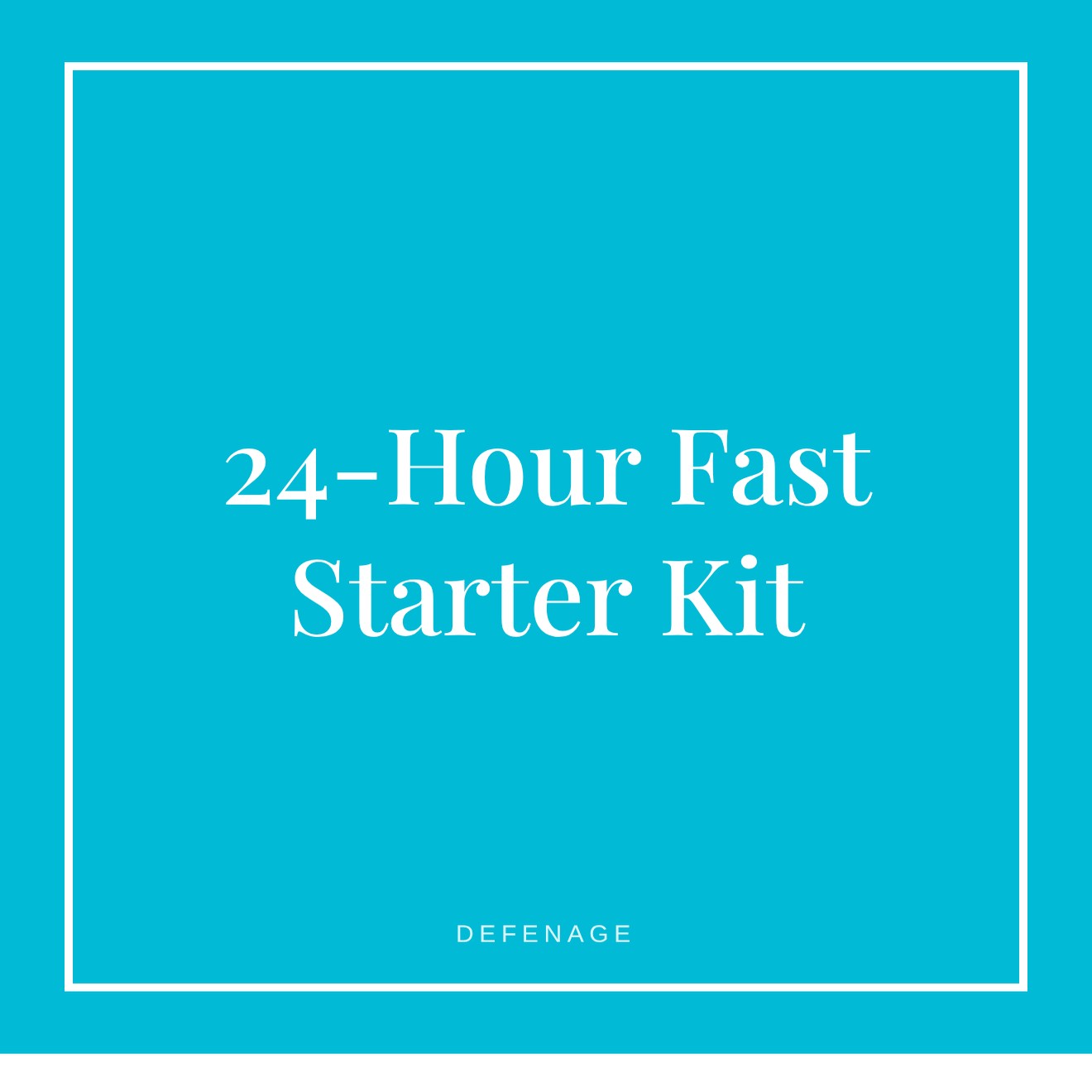 DefenAge 24-Hour Fast Starter Kit