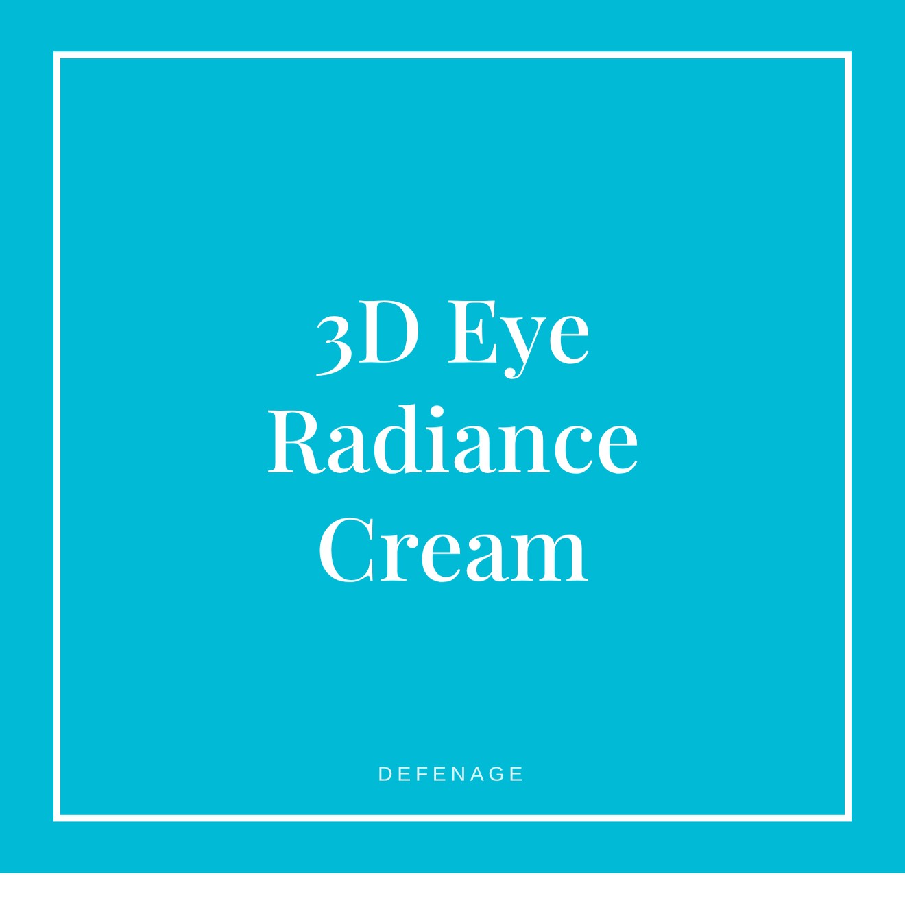 DefenAge 3D Eye Radiance Cream