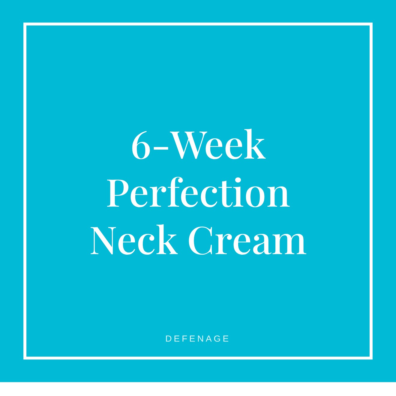 DefenAge 6-Week Perfection Neck Cream