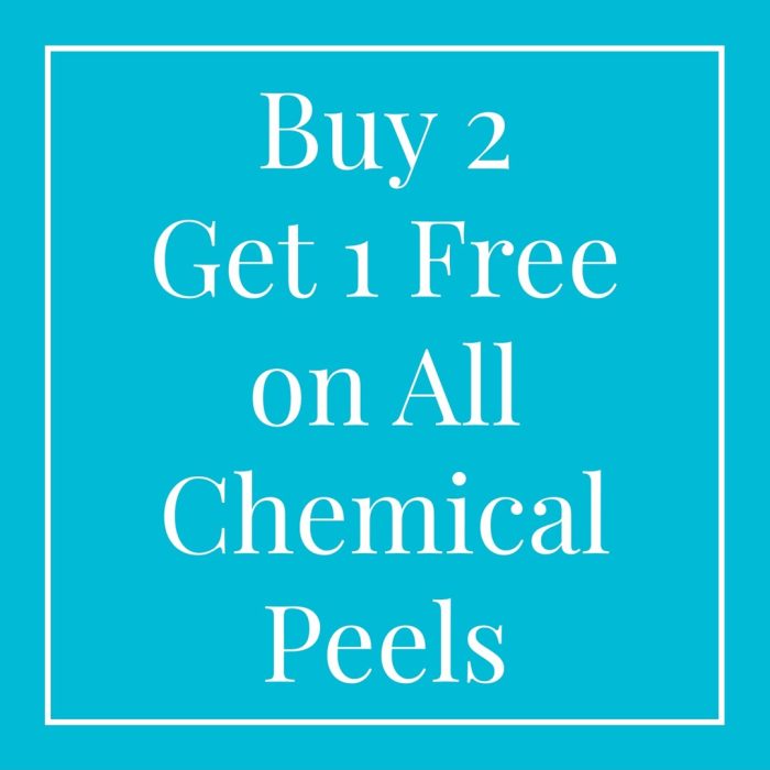 Buy 2 Get 1 Free on All Chemical Peels