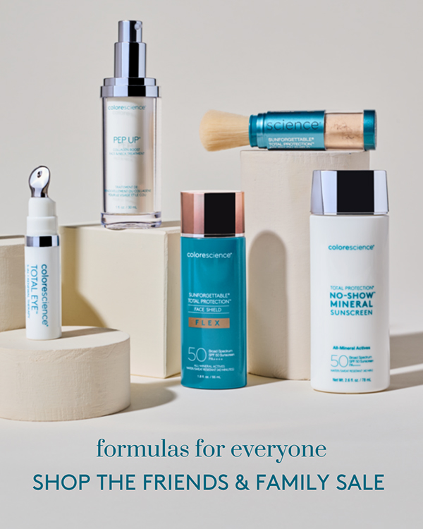 a display of Colorscience products