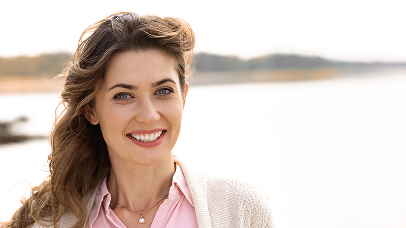 A beautiful middle-aged woman